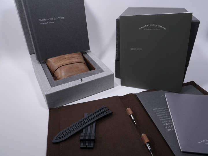 A.ランゲ&ゾーネ オデュッセウス Ref.363.068 ホワイトゴールド グレー文字盤 美品 ez23bvnu