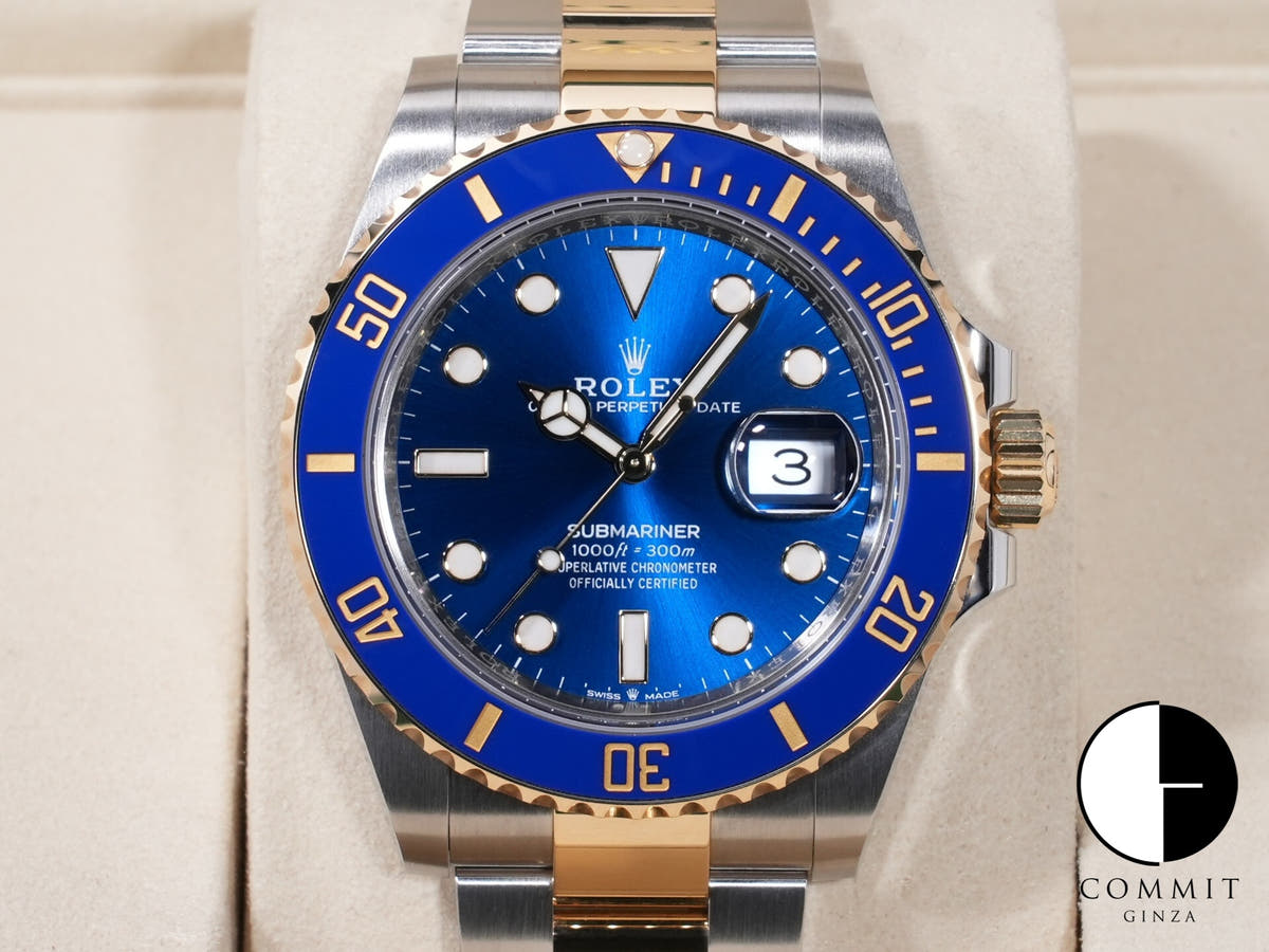 ロレックス サブマリーナー デイト Ref.126613LB ステンレススチール/イエローゴールド ブルー文字盤 未使用 dczx4db5