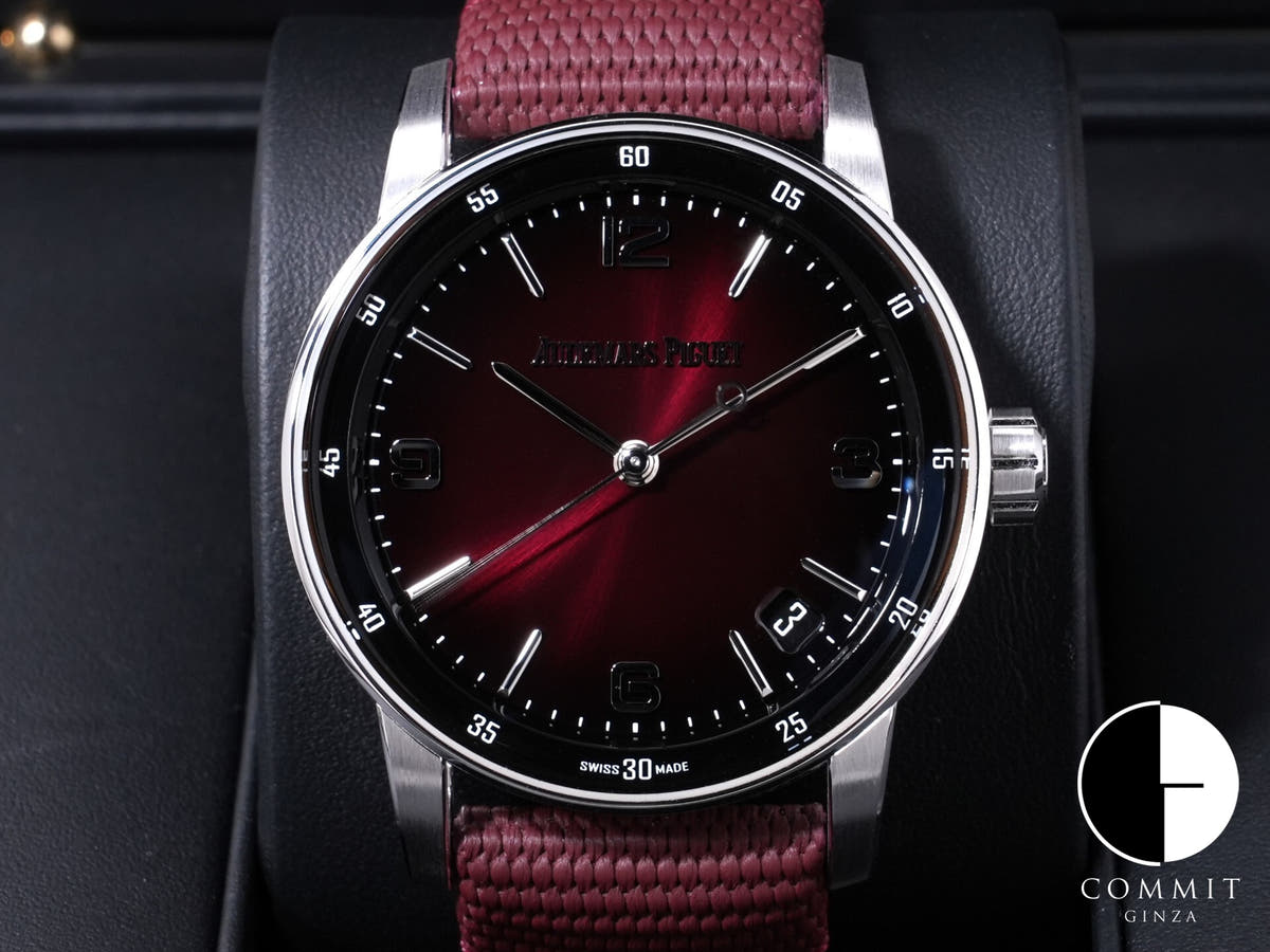 オーデマピゲ CODE 11.59 バイ オーデマ ピゲ Ref.15210BC.OO.A500KB.01 ホワイトゴールド スモークバーガンディーラッカー文字盤 美品 vvhmzwuc