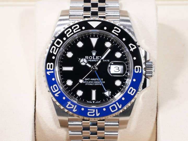 ロレックス GMTマスターII Ref.126710BLNR ステンレススチール ブラック文字盤 ジュビリーブレスレット 中古 k3kgcg7x