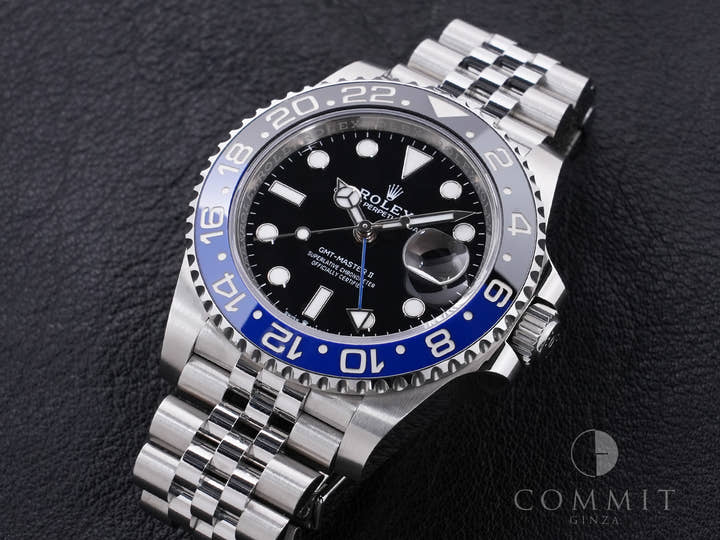 ロレックス GMTマスターII Ref.126710BLNR ステンレススチール ブラック文字盤 ジュビリーブレスレット 中古 k3kgcg7x