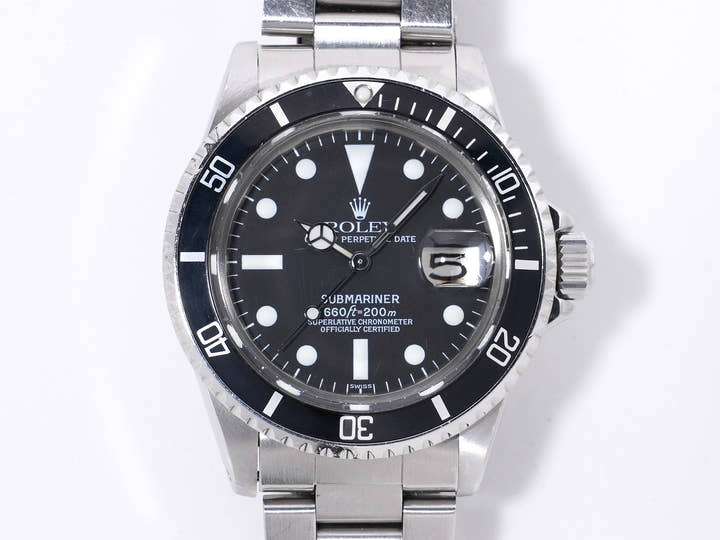 Rolex Submariner Date Ref. 1680 Stainless Steel Black Dial Pre-owned a8qtkafu