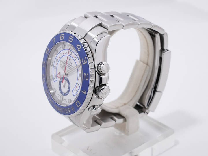 Rolex Yacht-Master II Ref. 116680 Stainless Steel White Dial Pre-owned gqqhjcrt