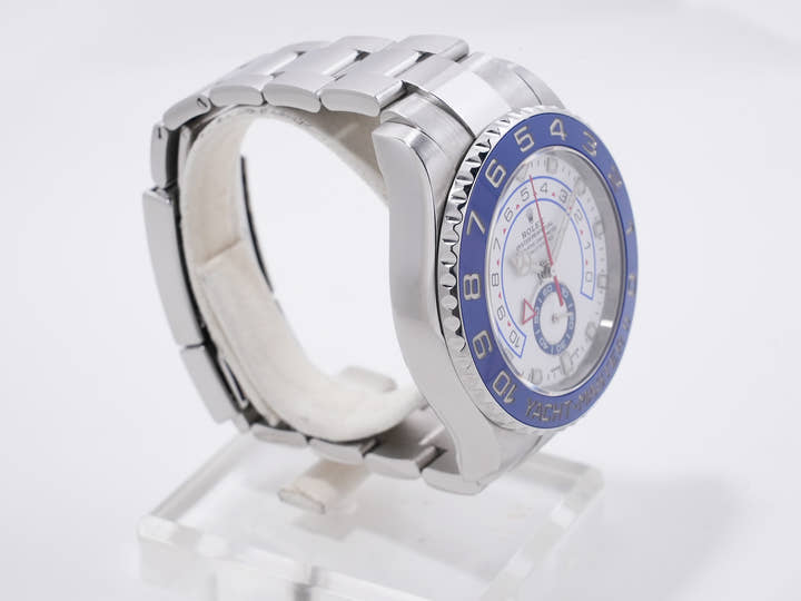 Rolex Yacht-Master II Ref. 116680 Stainless Steel White Dial Pre-owned gqqhjcrt