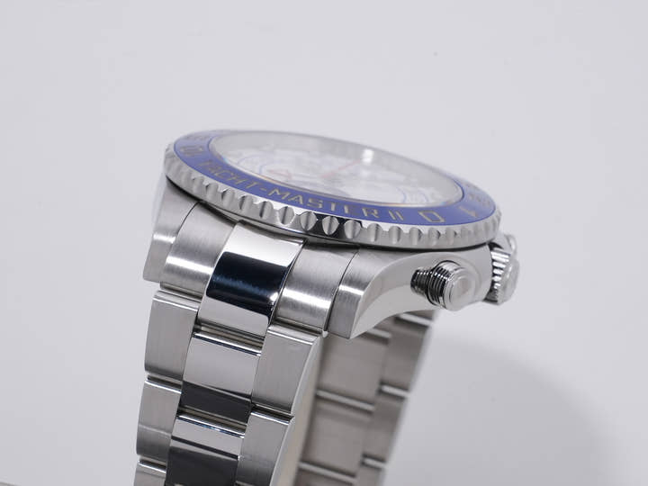 Rolex Yacht-Master II Ref. 116680 Stainless Steel White Dial Pre-owned gqqhjcrt