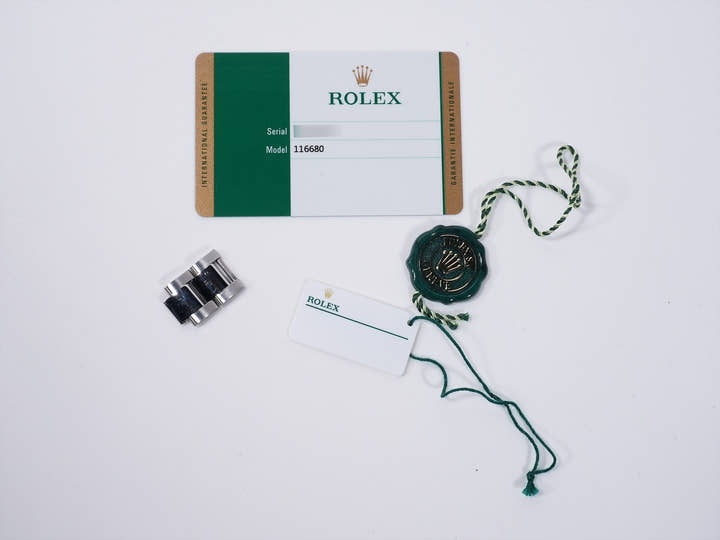 Rolex Yacht-Master II Ref. 116680 Stainless Steel White Dial Pre-owned gqqhjcrt