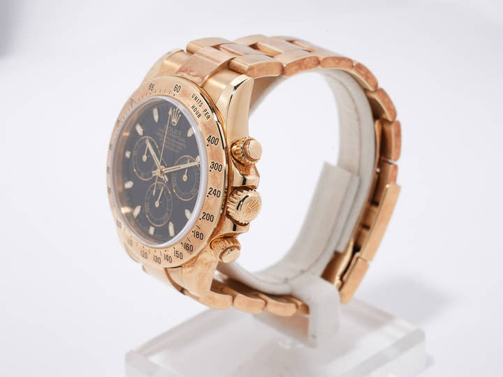 ロレックス デイトナ Ref.116528 イエローゴールド ブラック文字盤 中古 fckw58ft