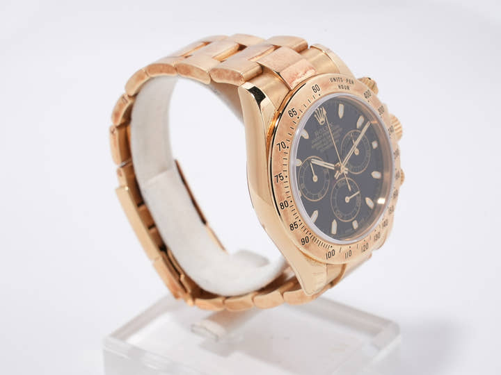 ロレックス デイトナ Ref.116528 イエローゴールド ブラック文字盤 中古 fckw58ft