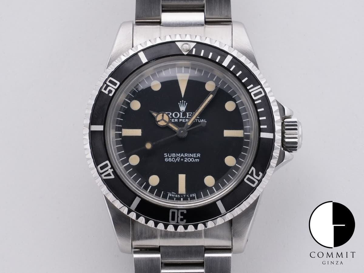 Rolex Submariner Ref. 5513 Stainless Steel Black Dial Pre-owned a7z8kzzu