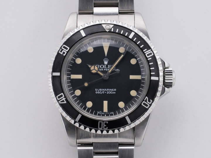 Rolex Submariner Ref. 5513 Stainless Steel Black Dial Pre-owned a7z8kzzu