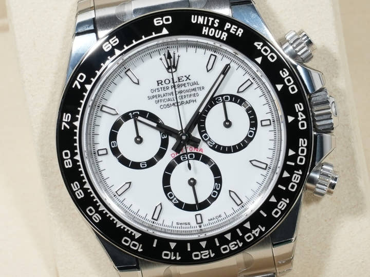 ロレックス デイトナ Ref.126500LN ステンレススチール ホワイト文字盤 未使用 8twk2edi