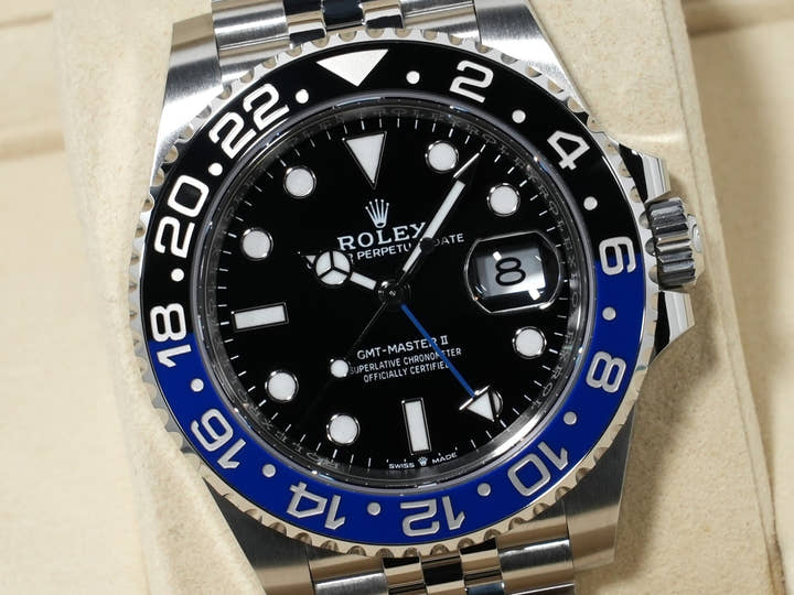 ロレックス GMTマスターII Ref.126710BLNR ステンレススチール ブラック文字盤 ジュビリーブレスレット 未使用 63dr6xzd