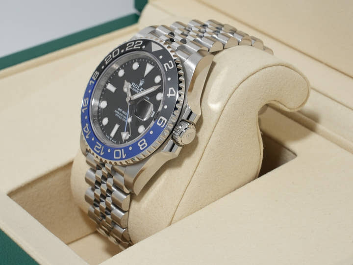 ロレックス GMTマスターII Ref.126710BLNR ステンレススチール ブラック文字盤 ジュビリーブレスレット 未使用 63dr6xzd