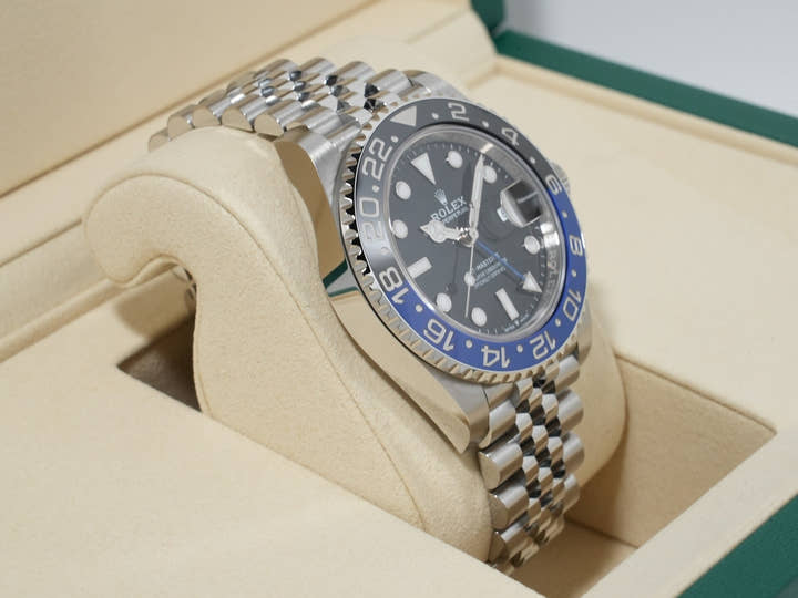 ロレックス GMTマスターII Ref.126710BLNR ステンレススチール ブラック文字盤 ジュビリーブレスレット 未使用 63dr6xzd