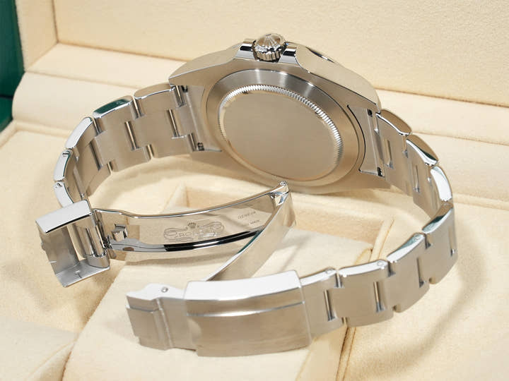 ロレックス エクスプローラーII Ref.216570 ステンレススチール ホワイト文字盤 オイスターブレスレット 未使用 4fow2qrw