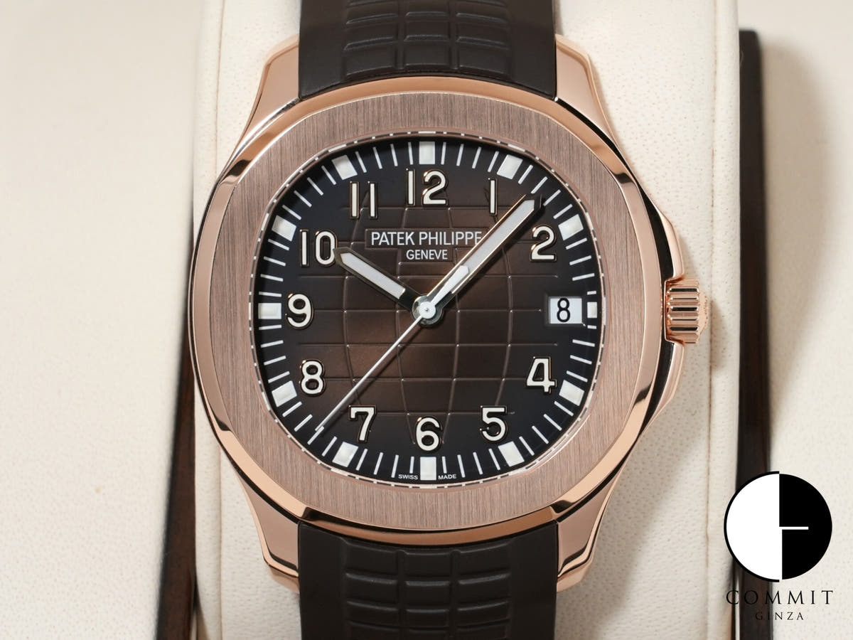 Patek Philippe Aquanaut Ref. 5167R-001 Rose Gold Brown Dial, Excellent Condition noykuepq