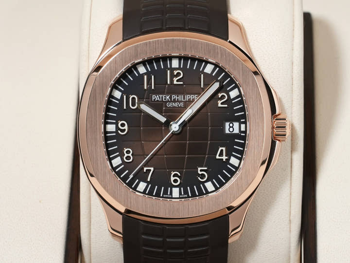 Patek Philippe Aquanaut Ref. 5167R-001 Rose Gold Brown Dial, Excellent Condition noykuepq