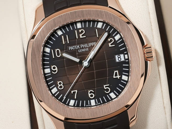 Patek Philippe Aquanaut Ref. 5167R-001 Rose Gold Brown Dial, Excellent Condition noykuepq