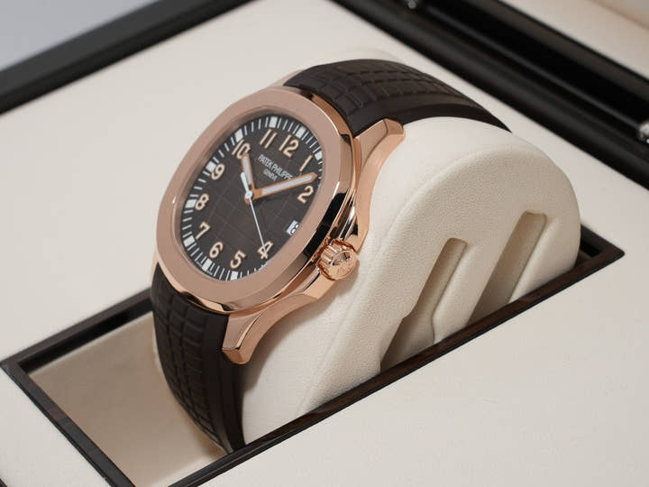 Patek Philippe Aquanaut Ref. 5167R-001 Rose Gold Brown Dial, Excellent Condition noykuepq