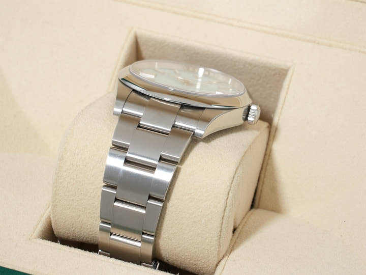 Rolex Oyster Perpetual 41 Ref. 124300 Stainless Steel Turquoise Dial Pre-owned (Good Condition) u646cgg8