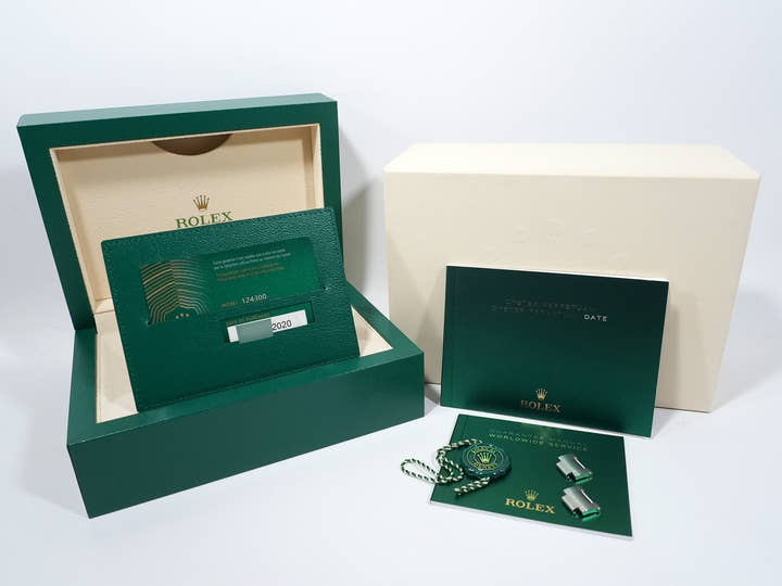 Rolex Oyster Perpetual 41 Ref. 124300 Stainless Steel Turquoise Dial Pre-owned (Good Condition) u646cgg8