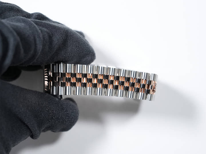 ロレックス デイトジャスト31 Ref.278271 ステンレススチール/エバーローズゴールド シルバーフローラルモチーフ文字盤 美中古 35efcw7a