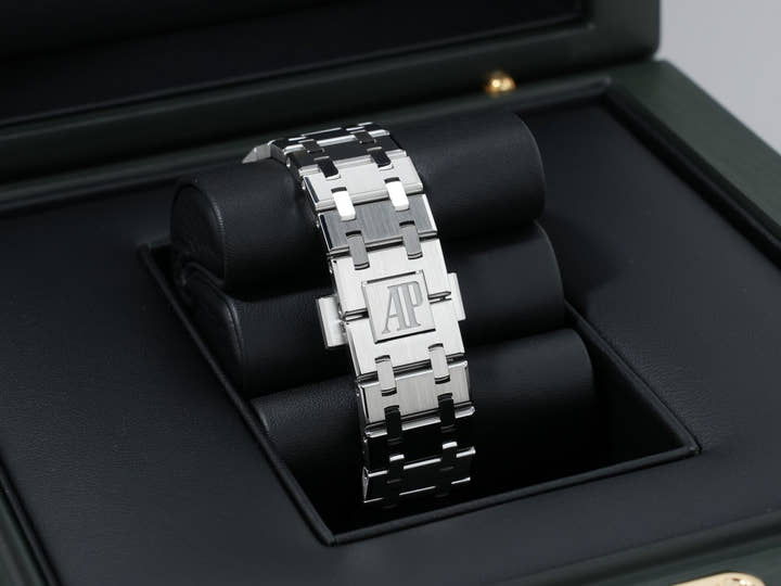 オーデマピゲ ロイヤルオーク 50周年記念 Ref.15551ST.ZZ.1356ST.01 ステンレススチール ライトブルー文字盤 未使用 x9oxwgj5