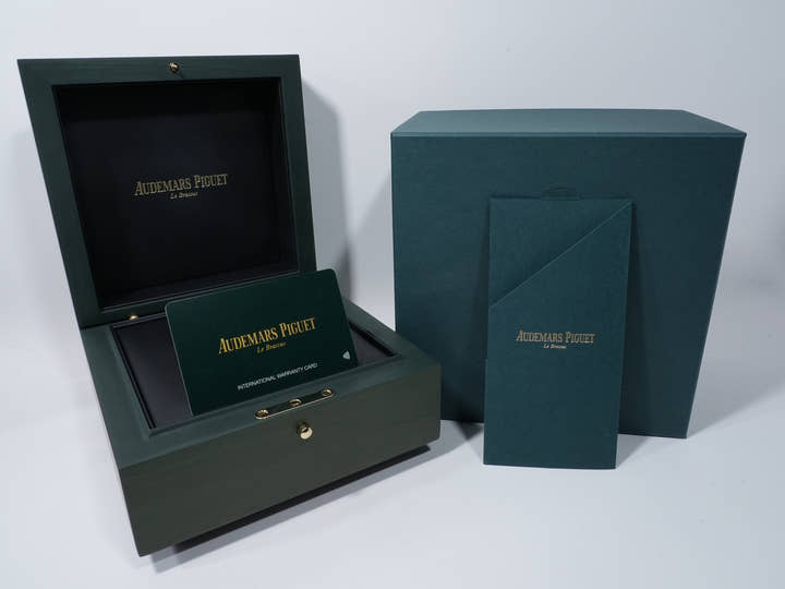 オーデマピゲ CODE 11.59 バイ オーデマ ピゲ Ref.15210ST.OO.A056KB.01 ステンレススチール グリーン文字盤 美品 7g2basr8