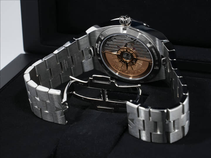 Vacheron Constantin Overseas Ref. 4500V/110A-B128 Stainless Steel Blue Dial Unused mdm9ocxe