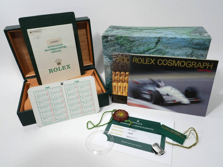 ロレックス デイトナ エルプリメロ Ref.16520 ステンレススチール ブラック文字盤 中古 2bzyobqf