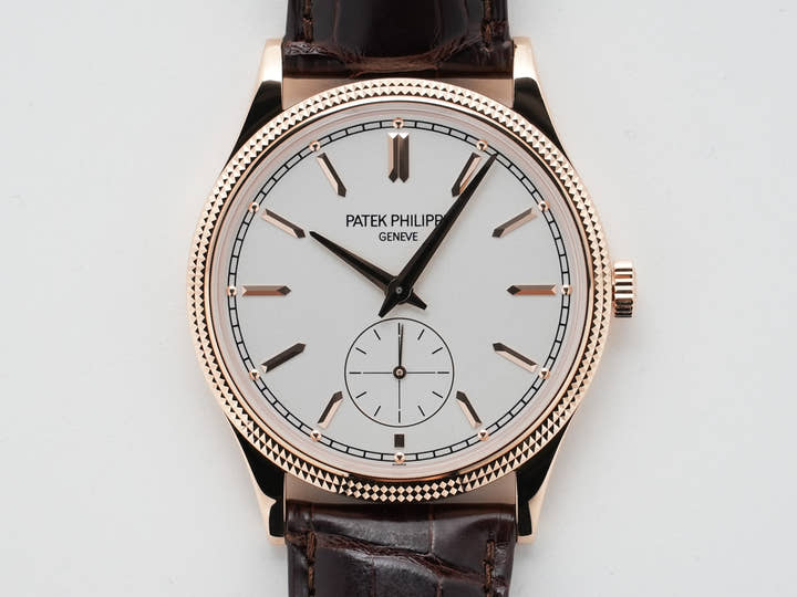 パテックフィリップ カラトラバ Ref.6119R-001 ローズゴールド シルバー文字盤 美品 25rrzoco