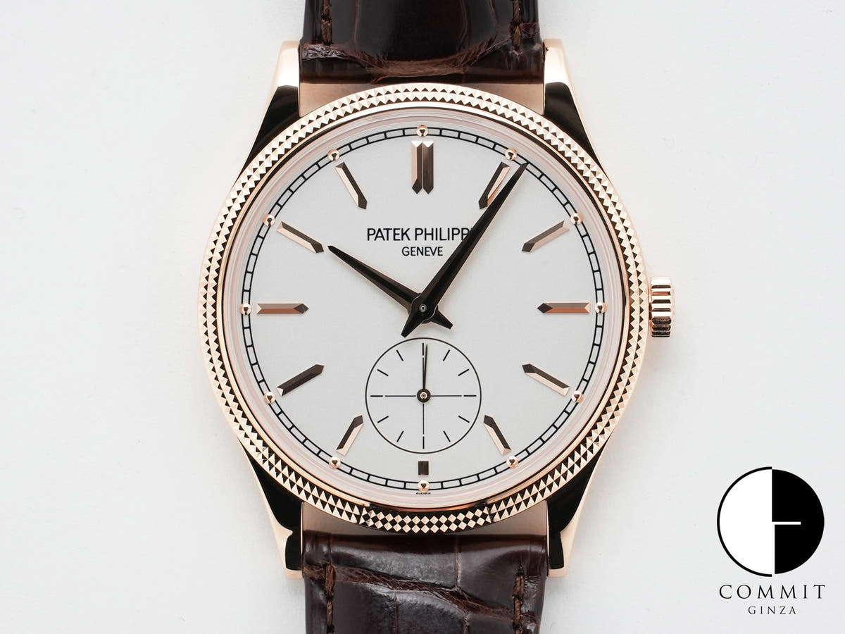 パテックフィリップ カラトラバ Ref.6119R-001 ローズゴールド シルバー文字盤 美品 25rrzoco
