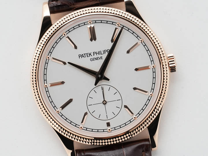 パテックフィリップ カラトラバ Ref.6119R-001 ローズゴールド シルバー文字盤 美品 25rrzoco