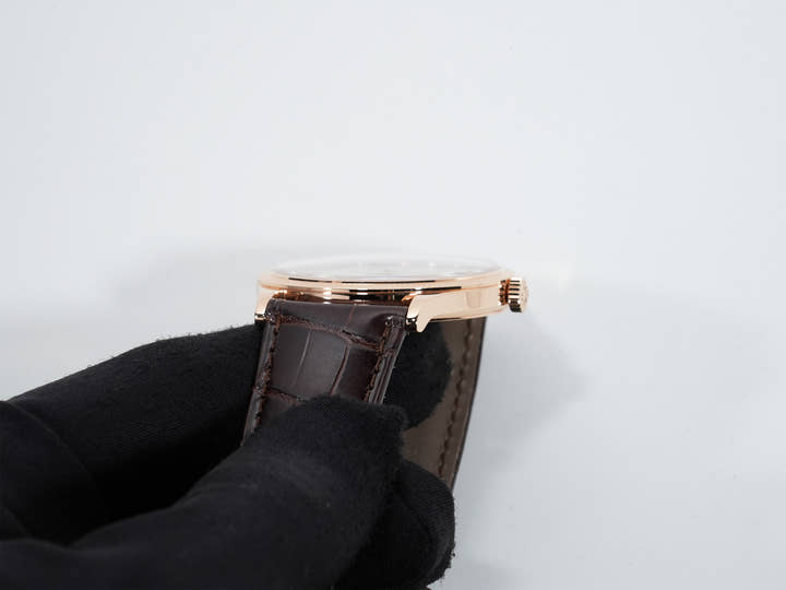 パテックフィリップ カラトラバ Ref.6119R-001 ローズゴールド シルバー文字盤 美品 25rrzoco