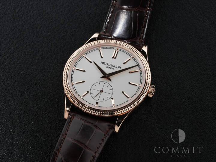 パテックフィリップ カラトラバ Ref.6119R-001 ローズゴールド シルバー文字盤 美品 25rrzoco