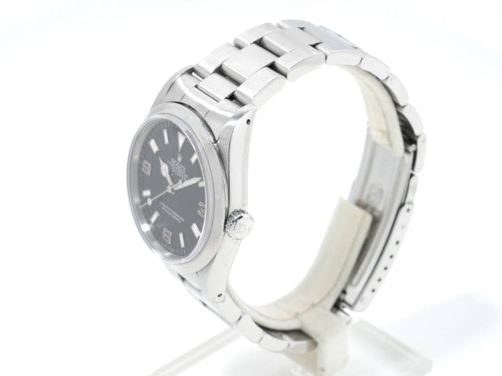 ロレックス エクスプローラーI Ref.14270 ステンレススチール ブラック文字盤 オイスターブレスレット 中古 md4hc9v4