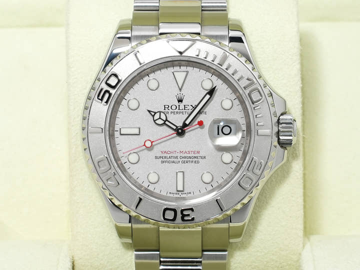 ロレックス ヨットマスター40 Ref.16622 ステンレススチール/プラチナ ロレジウム文字盤 中古 qpxdyx37