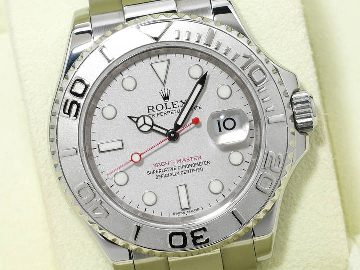 ロレックス ヨットマスター40 Ref.16622 ステンレススチール/プラチナ ロレジウム文字盤 中古 qpxdyx37