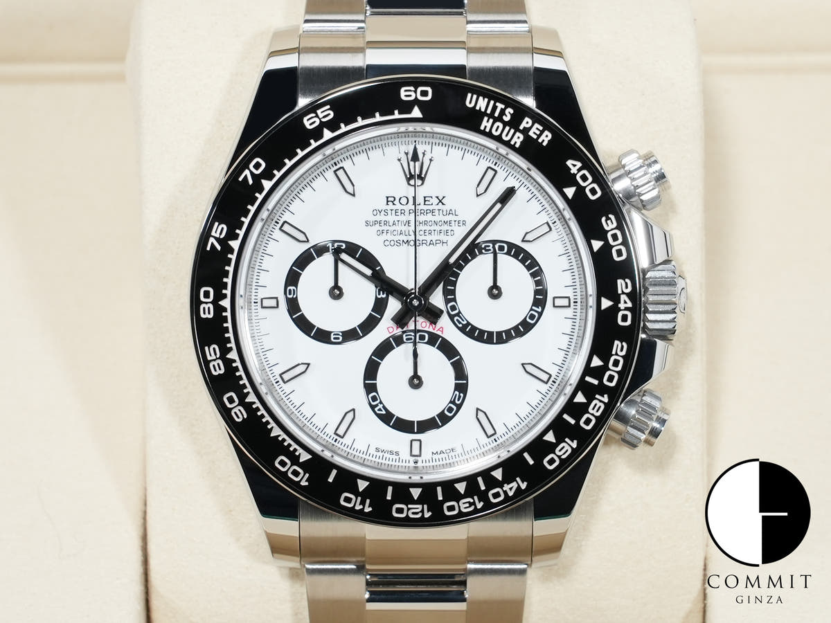 ロレックス デイトナ Ref.126500LN ステンレススチール ホワイト文字盤 未使用 vksppemc