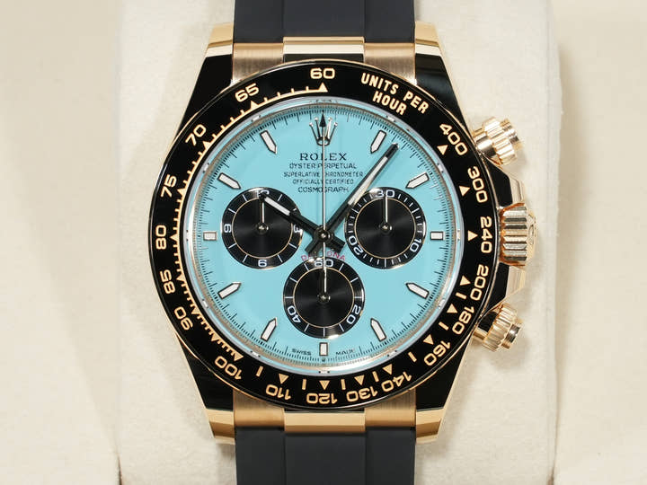 ロレックス デイトナ Ref.126518LN イエローゴールド ターコイズブルー文字盤 未使用 px3jayvt
