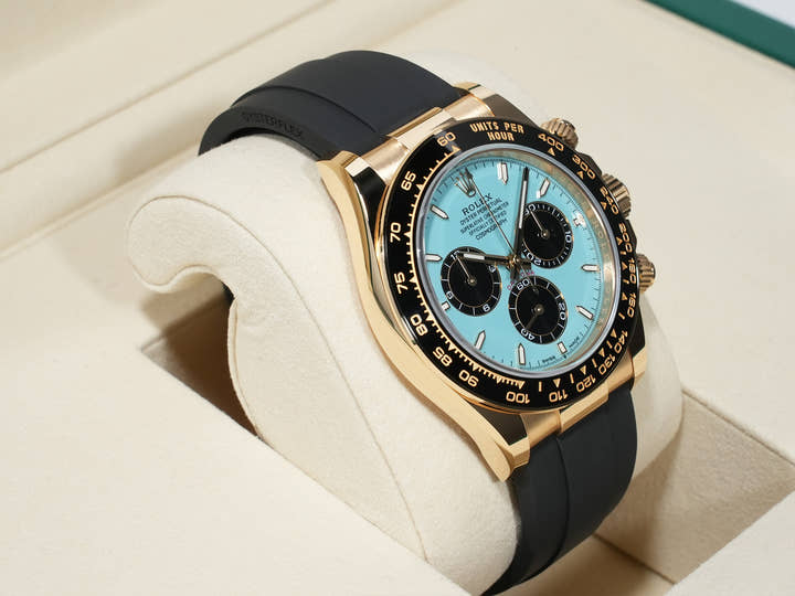 ロレックス デイトナ Ref.126518LN イエローゴールド ターコイズブルー文字盤 未使用 px3jayvt