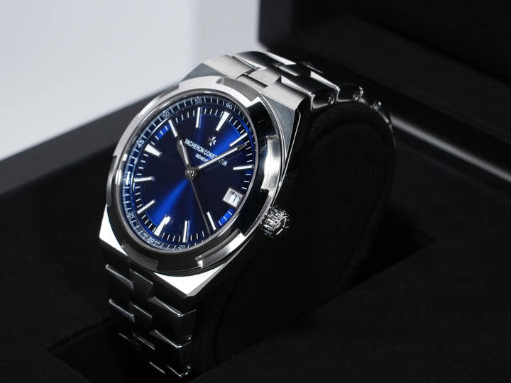 Vacheron Constantin Overseas Ref. 4500V/110A-B128 Stainless Steel Blue Dial Pre-owned nvvjekeh