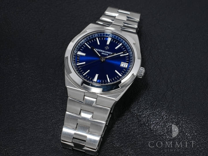 Vacheron Constantin Overseas Ref. 4500V/110A-B128 Stainless Steel Blue Dial Pre-owned nvvjekeh