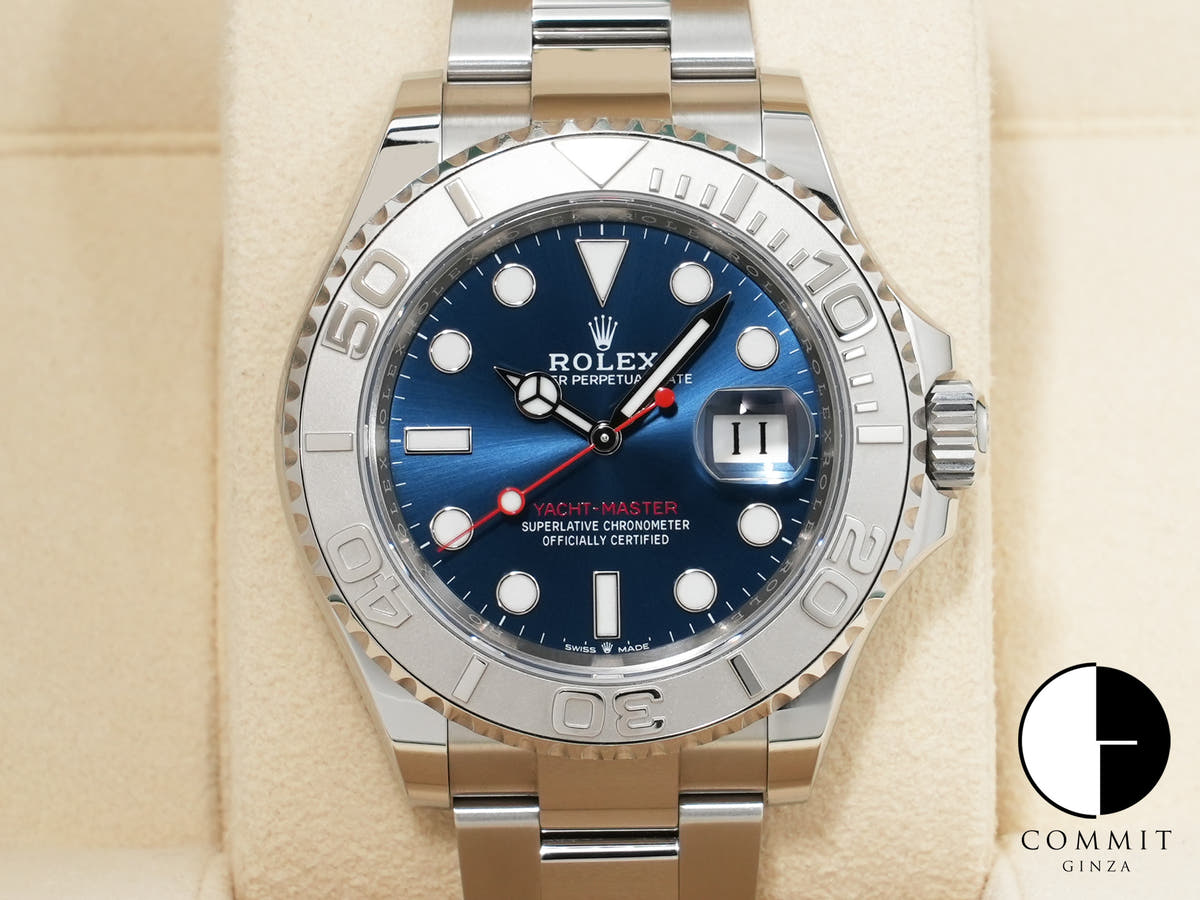Rolex Yacht-Master 40 Ref. 126622 Stainless Steel/Platinum Bright Blue Dial Pre-owned m88ubbqq