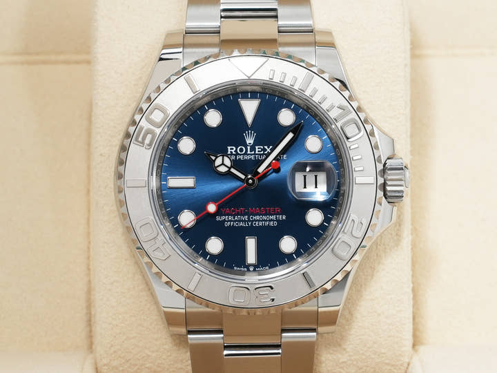 Rolex Yacht-Master 40 Ref. 126622 Stainless Steel/Platinum Bright Blue Dial Pre-owned m88ubbqq