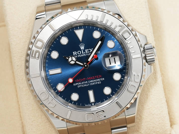 Rolex Yacht-Master 40 Ref. 126622 Stainless Steel/Platinum Bright Blue Dial Pre-owned m88ubbqq