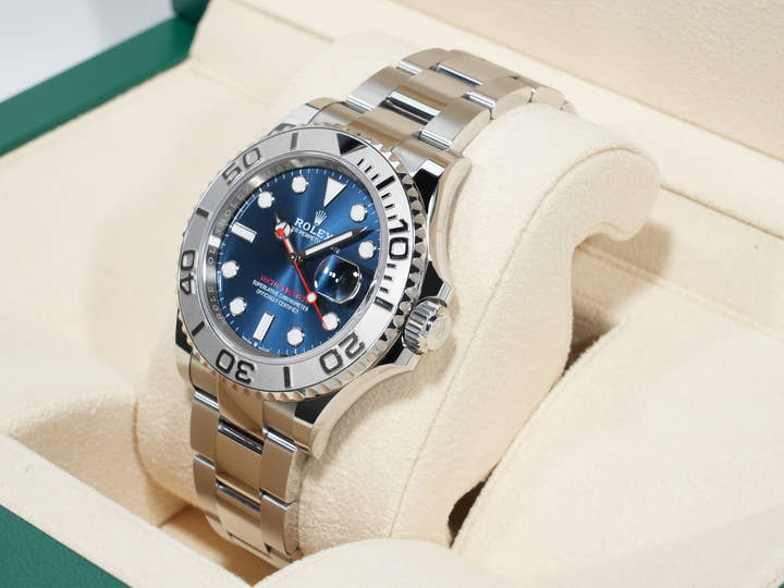 Rolex Yacht-Master 40 Ref. 126622 Stainless Steel/Platinum Bright Blue Dial Pre-owned m88ubbqq