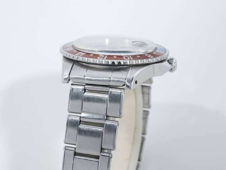 ロレックス GMTマスター Ref.1675 ステンレススチール ブラック文字盤 オイスターブレスレット 中古 qagzrqyi