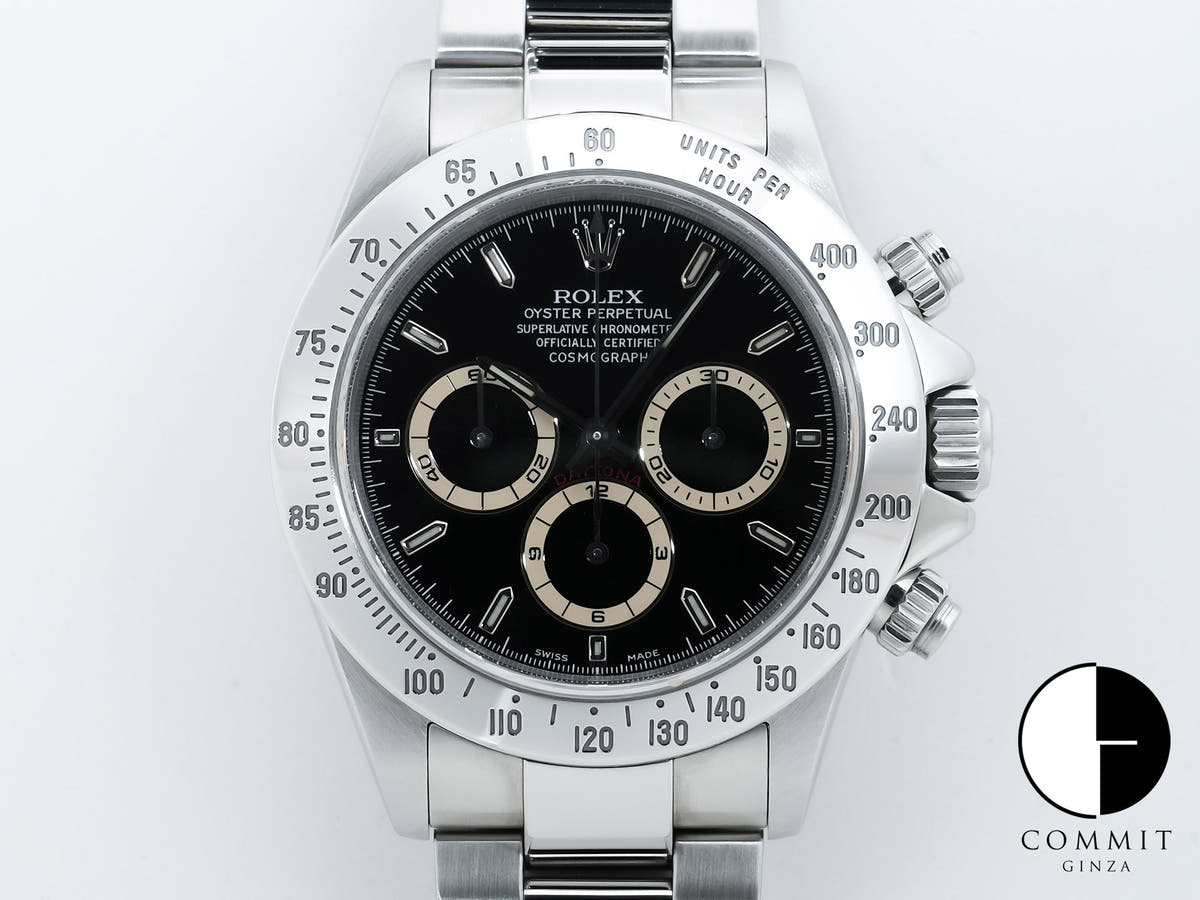 Rolex Daytona El Primero Ref. 16520 Stainless Steel Black Dial Pre-owned (h6gkc2ch)