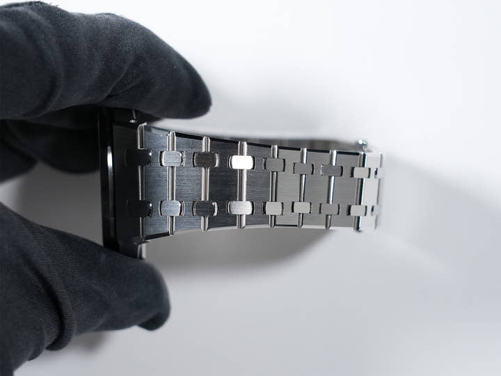 オーデマピゲ ロイヤルオーク Ref.15550ST.OO.1356ST.07 ステンレススチール グレー文字盤 極美品 3vq7u22f